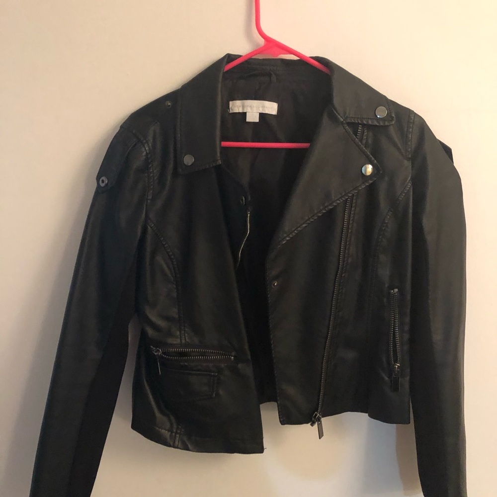 New York & Company leather jacket